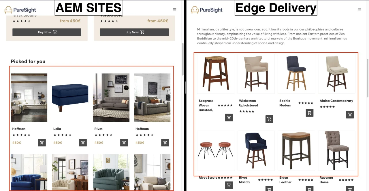 AEM EDS vs AEM Sites