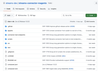 StremX Magento Connector