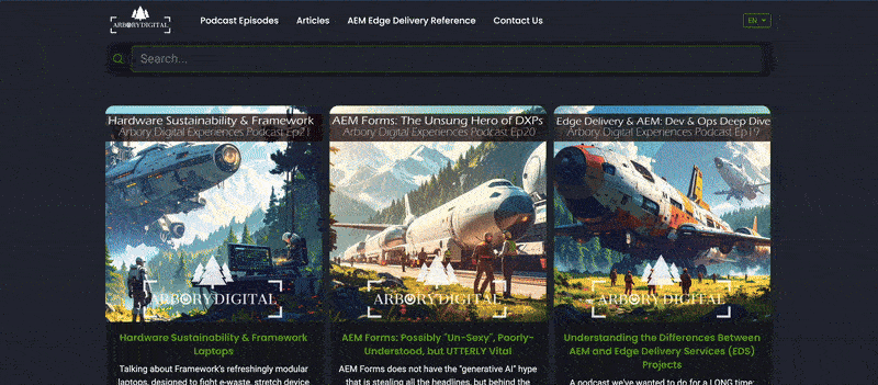 Scroll through Arbory Digital Blog