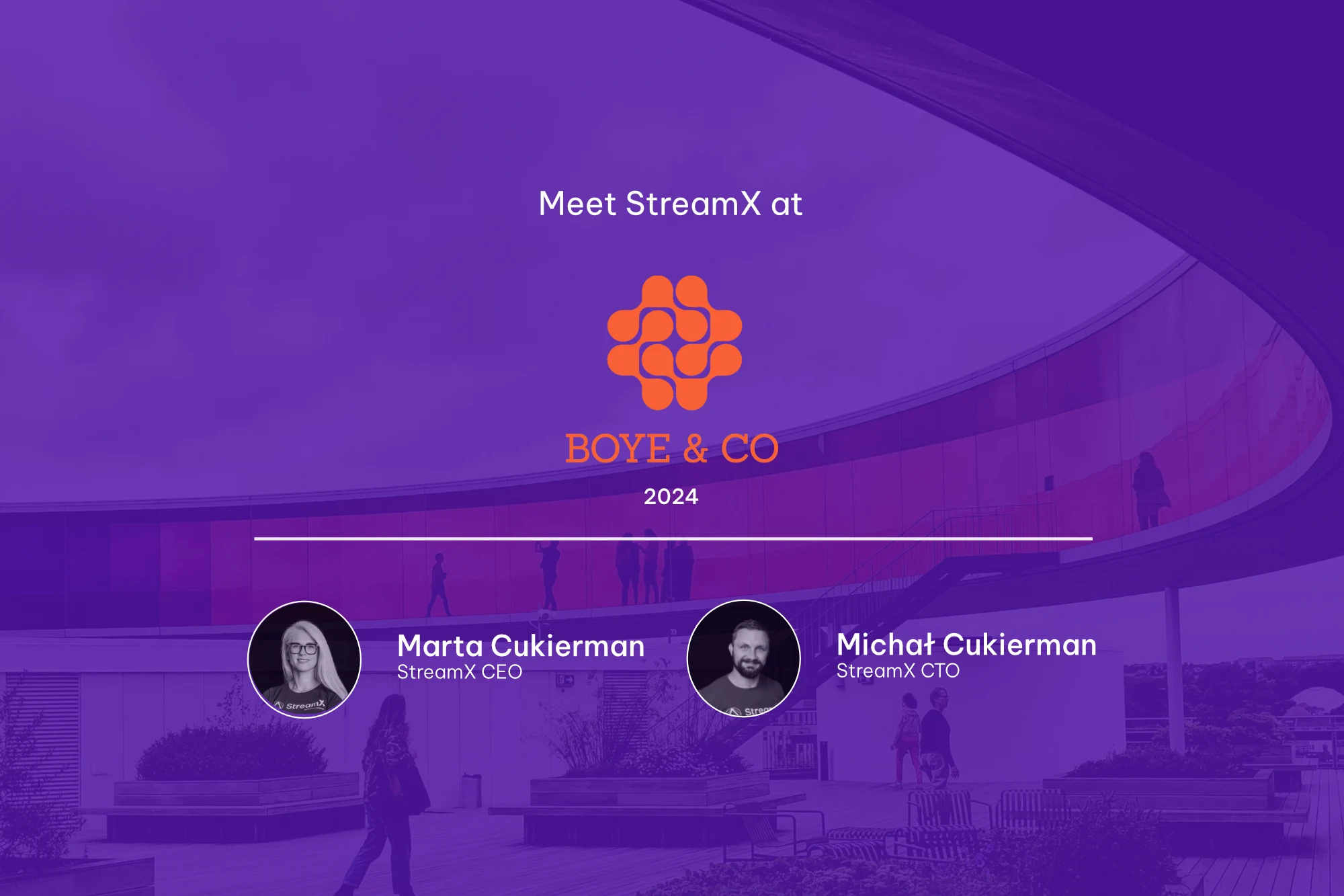 StreamX coming to Boye and Co. conference in Aarhus